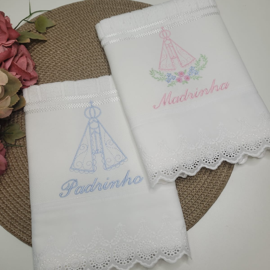 Toalha de Lavabo - Padrinhos