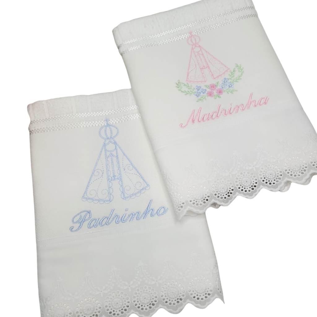 Toalha de Lavabo - Padrinhos