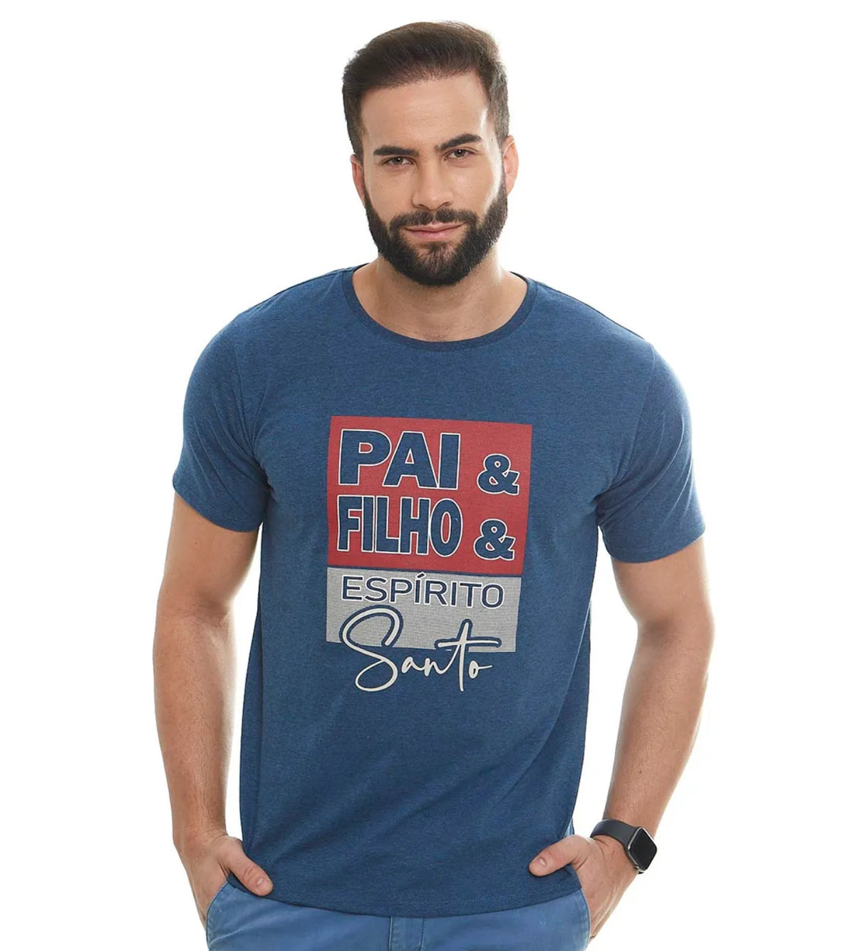Camiseta Pai e Filho e Espírito Santo
