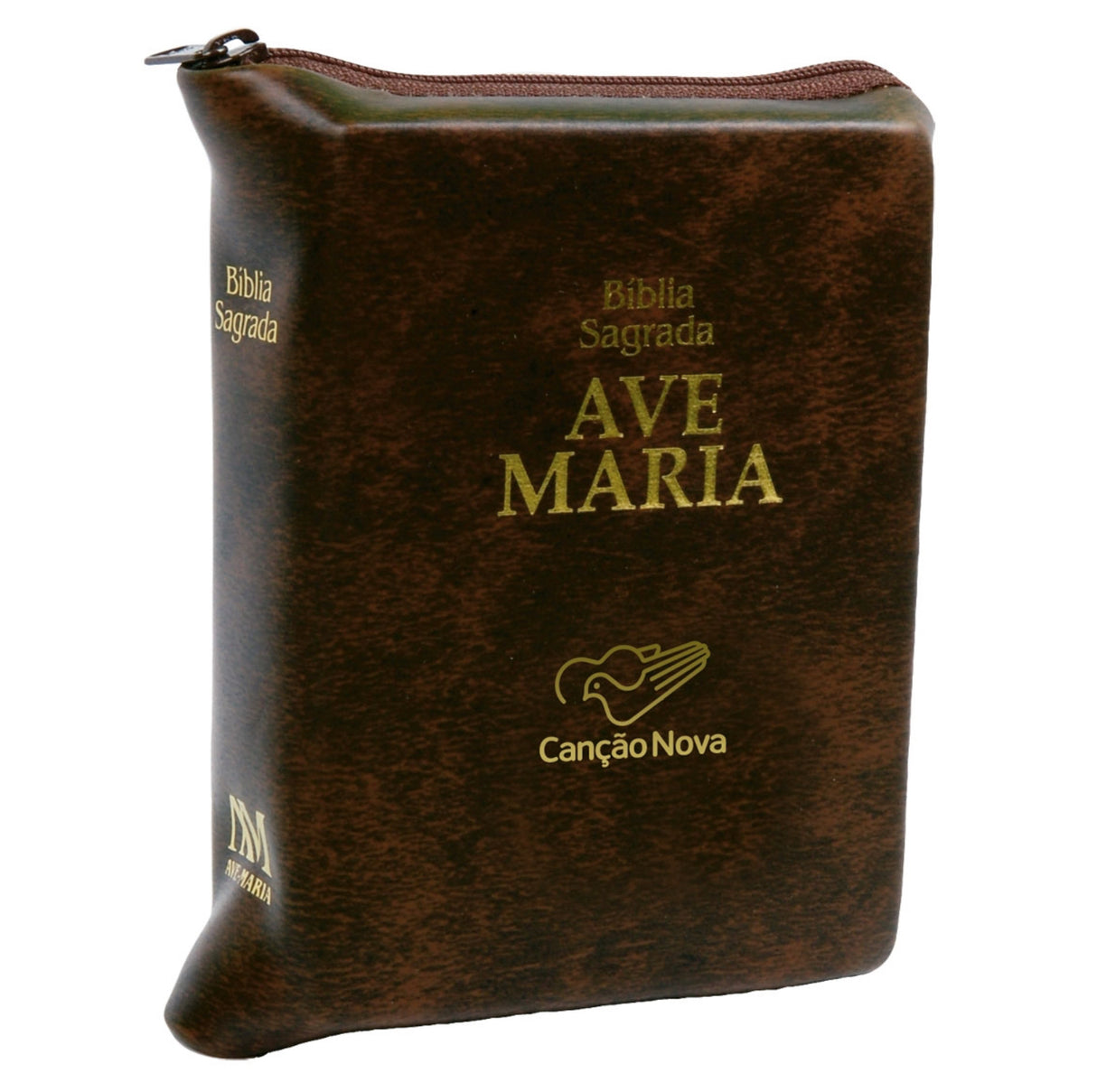 Bíblia Ave Maria Média com Zíper