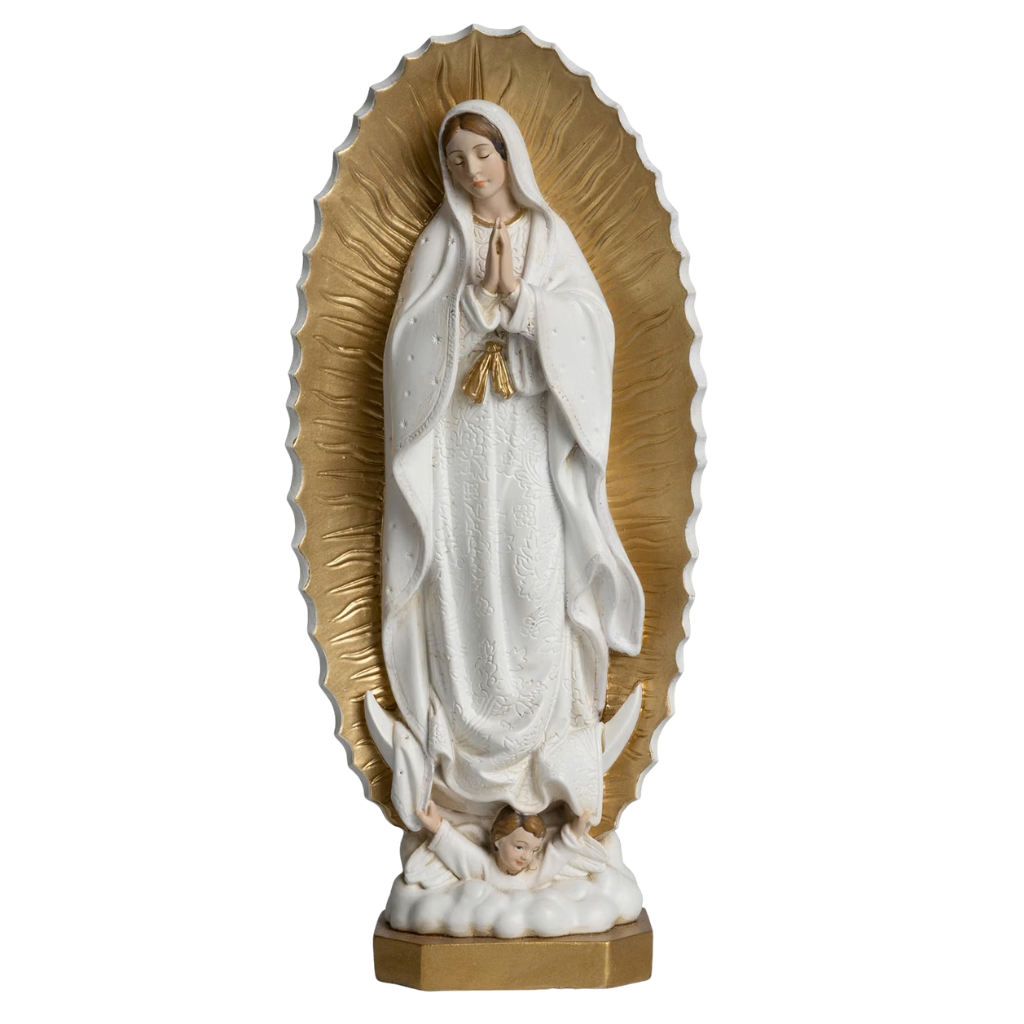 Imagem N. Sra. De Guadalupe Branca - 18 cm