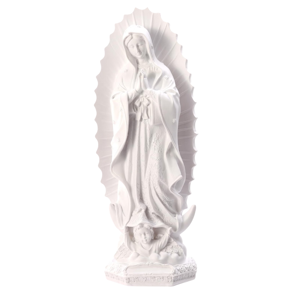 Imagem N. Sra. De Guadalupe Branca - 30 cm
