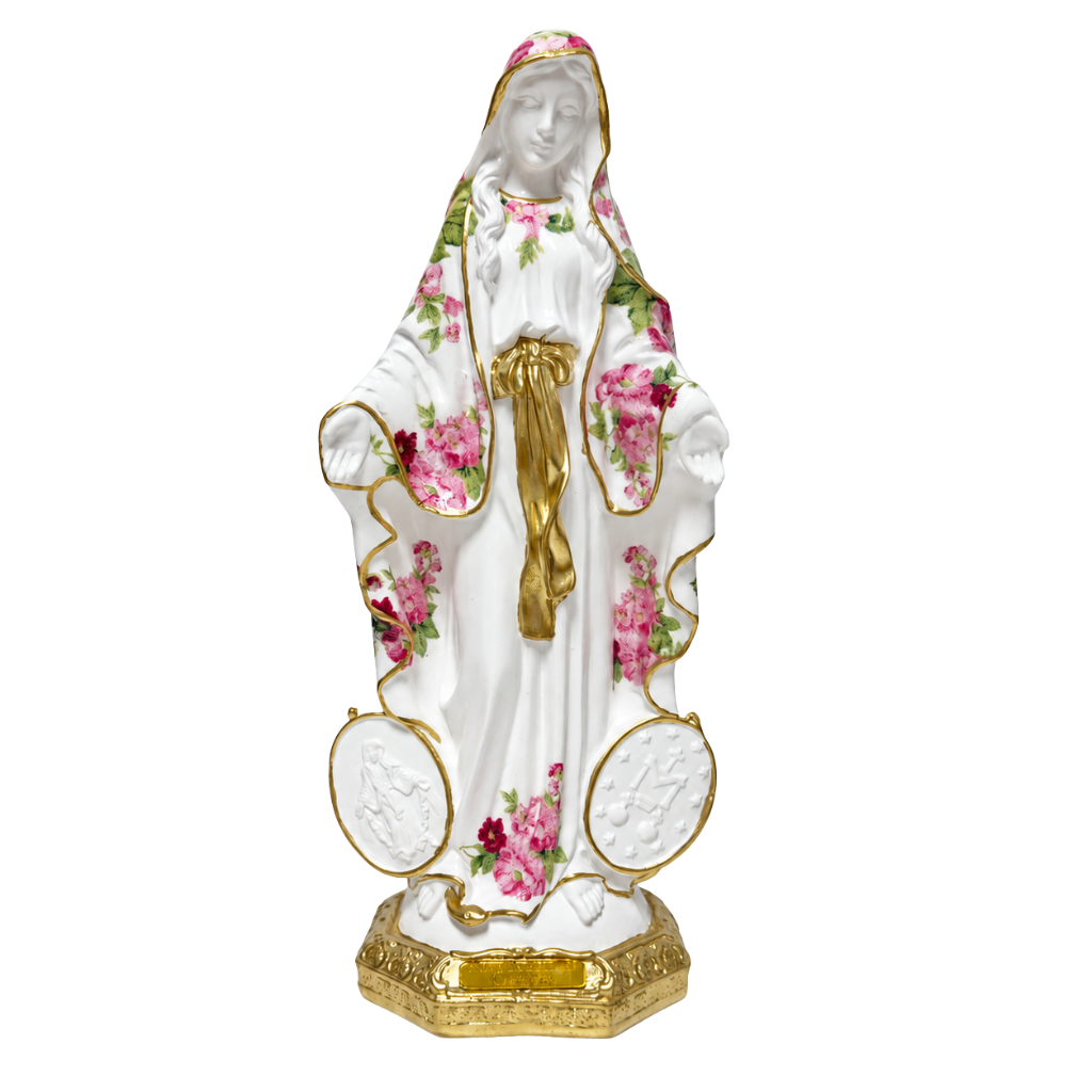 Imagem Nossa Senhora das Graças Floral - 30CM