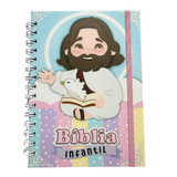 Bíblia Infantil com Capa Ilustrada – Espiral e Elástico Colorido