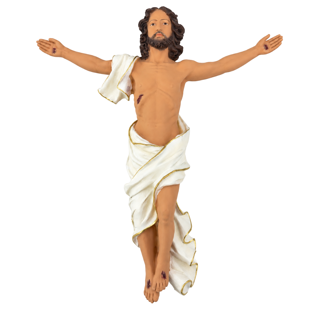 Imagem de Jesus Ressuscitado de parede - 29cm