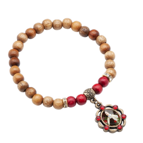 Braided Saint Therese Bracelet
