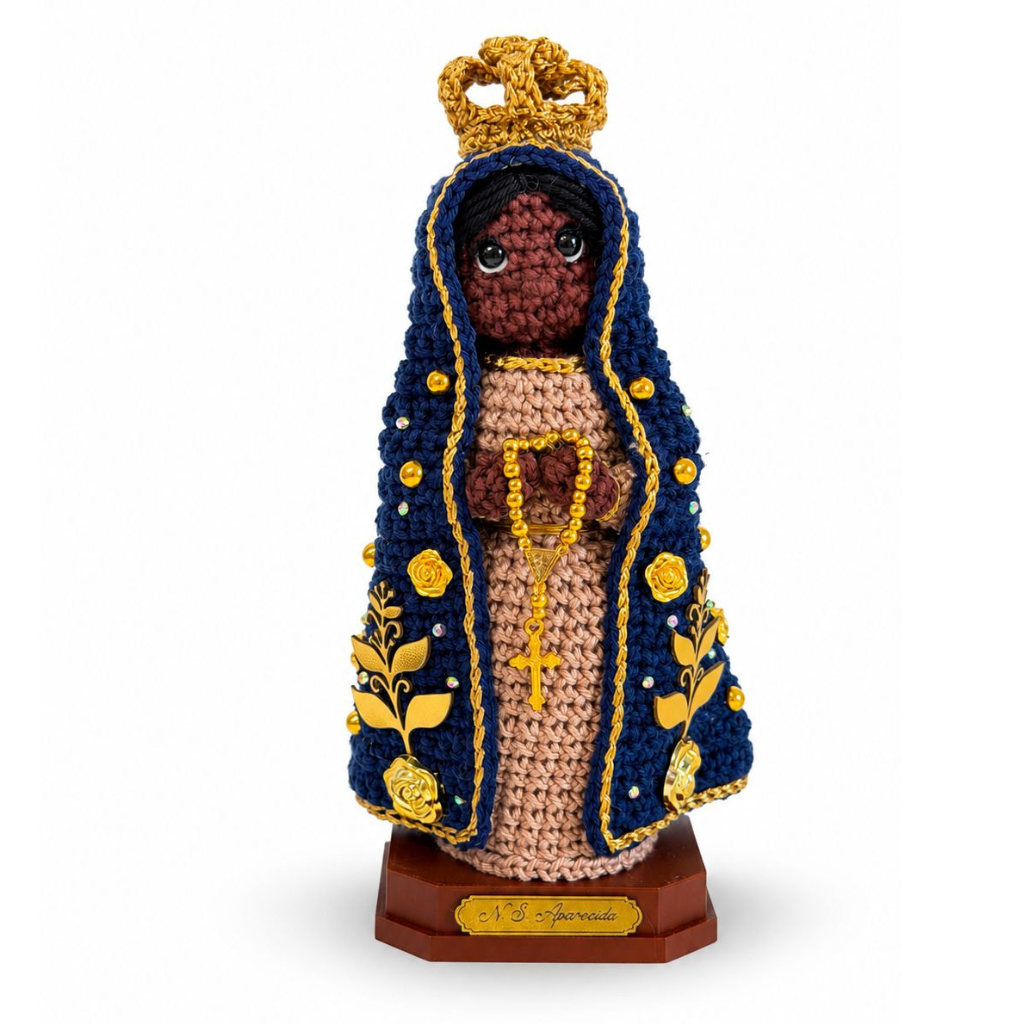 Imagem em Crochê Nossa Senhora Aparecida