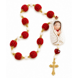 Dezena em crochê de Nossa Senhora de Fátima