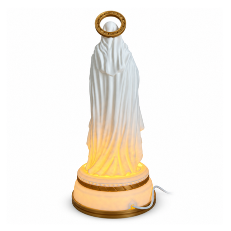 Lámpara Ntra. Sra. de Lourdes impresión 3D - 33 cm