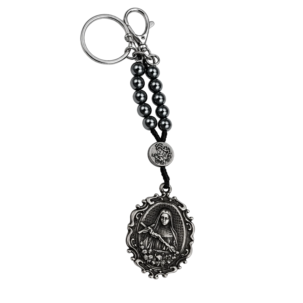 Chaveiro de Santa Rita de Cássia - Medalha Prateada