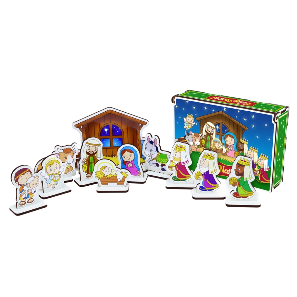 Presepio Infantil Caixa Mdf