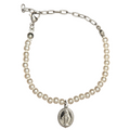 Children's Bracelet with Our Lady of Grace Pearls