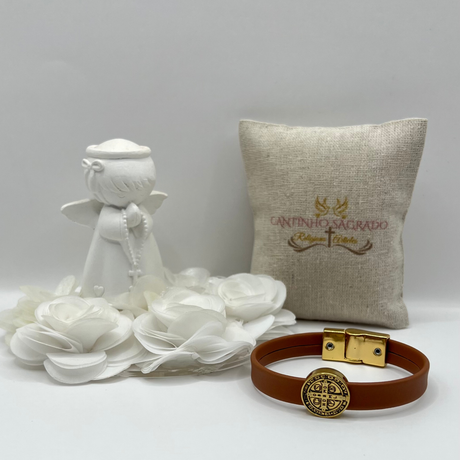 Pulseira Feminina em Corino São Bento