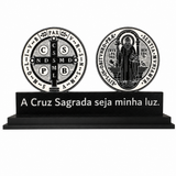 Ornamento Decorativo São Bento em Impressão 3D – 20 x 12 cm