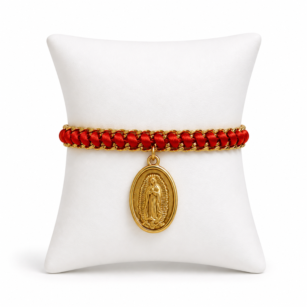 Pulseira Nossa Senhora De Guadalupe - Vermelho