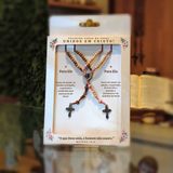Pulseira Terço do Casal - Unidos em Cristo