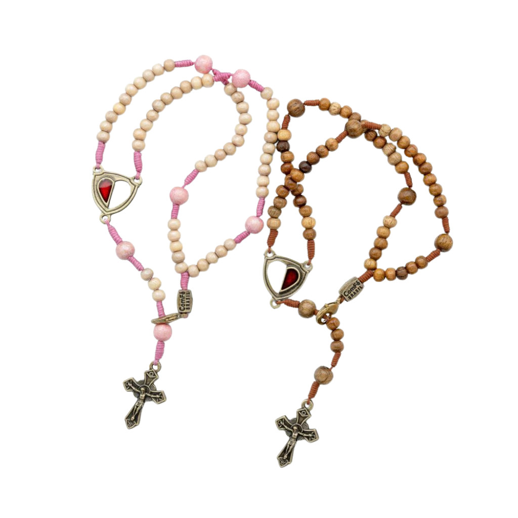 Pulseira Terço do Casal - Unidos em Cristo