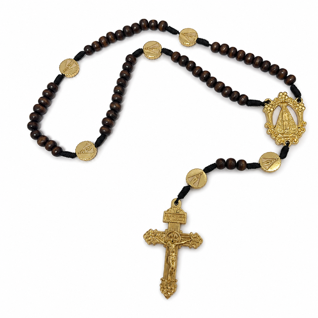 Terço Nossa Senhora Aparecida em Madeira