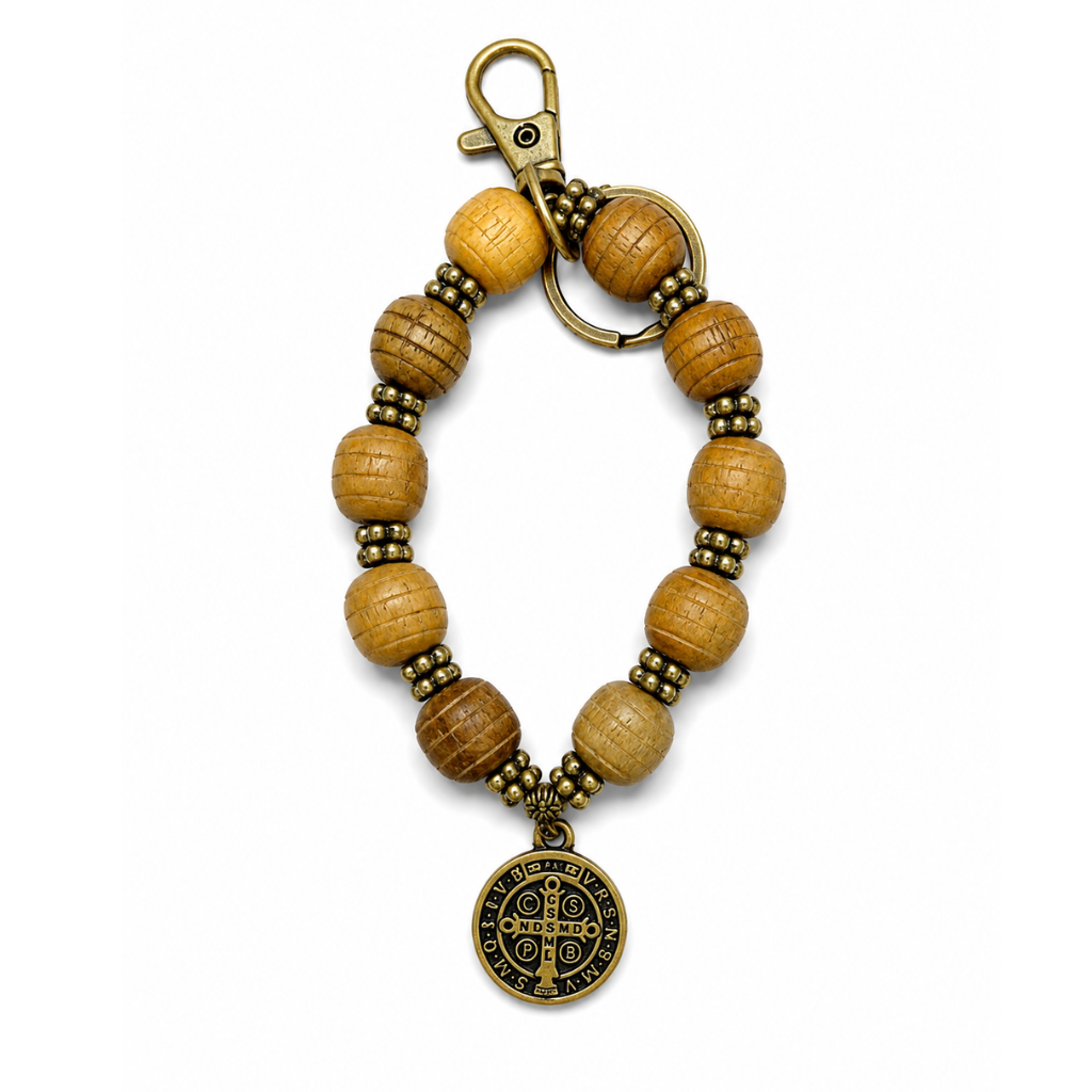 Chaveiro Pulseira Dezena Medalha De São Bento