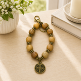 Chaveiro Pulseira Dezena Medalha De São Bento