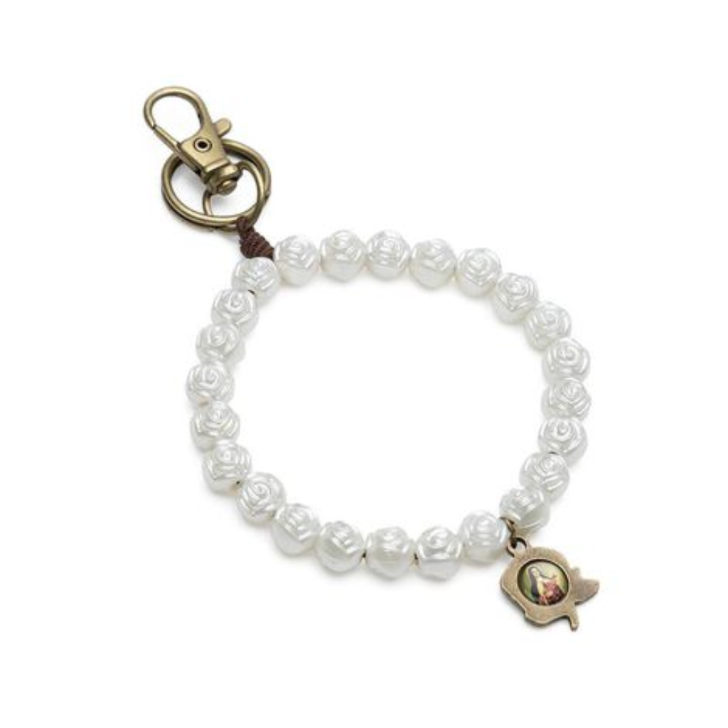 Chaveiro Pulseira Novena Santa Teresinha
