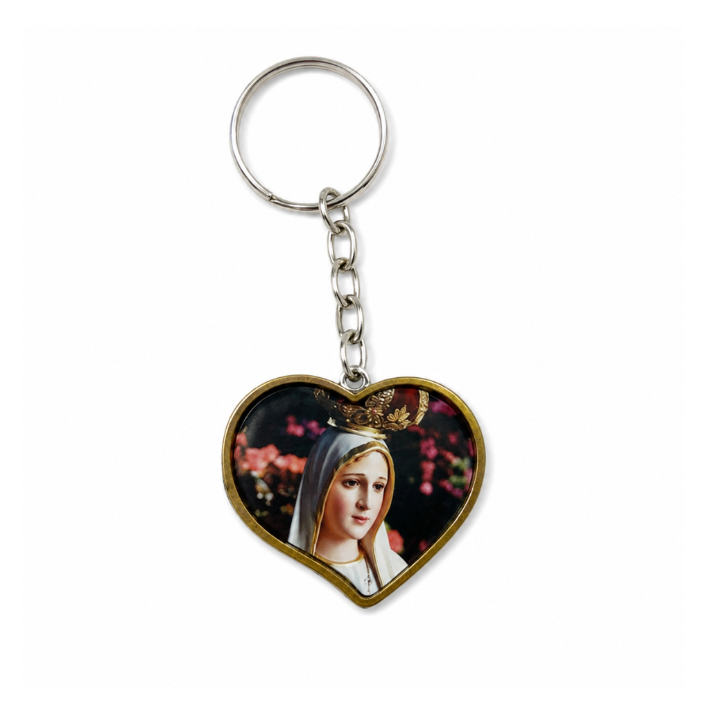 Chaveiro Coracao Nossa Senhora De Fatima