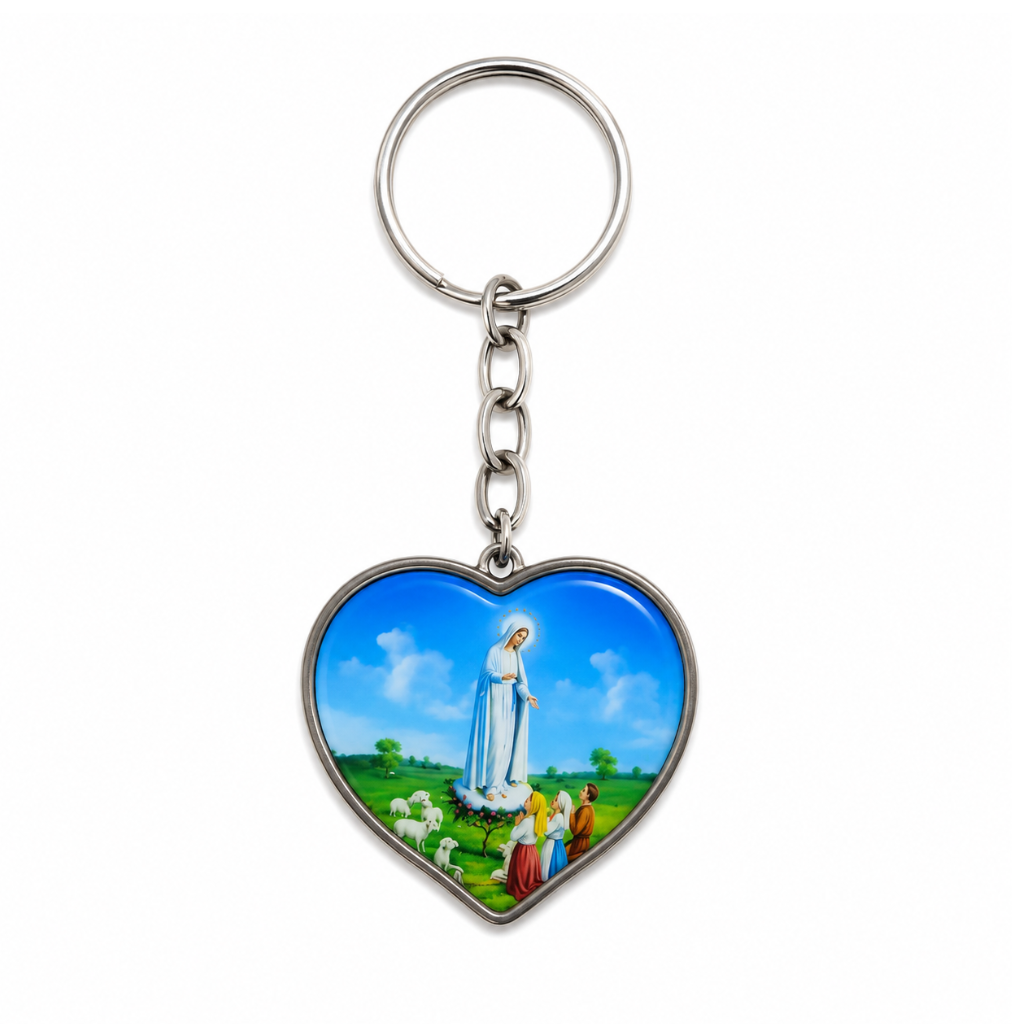 Chaveiro Coracao Nossa senhora De Fatima