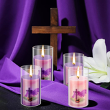 Conjunto de 4 velas - Quaresma