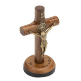 Cylindrical Wooden Crucifix 7cm