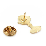 Golden Eucharist Button Brooch