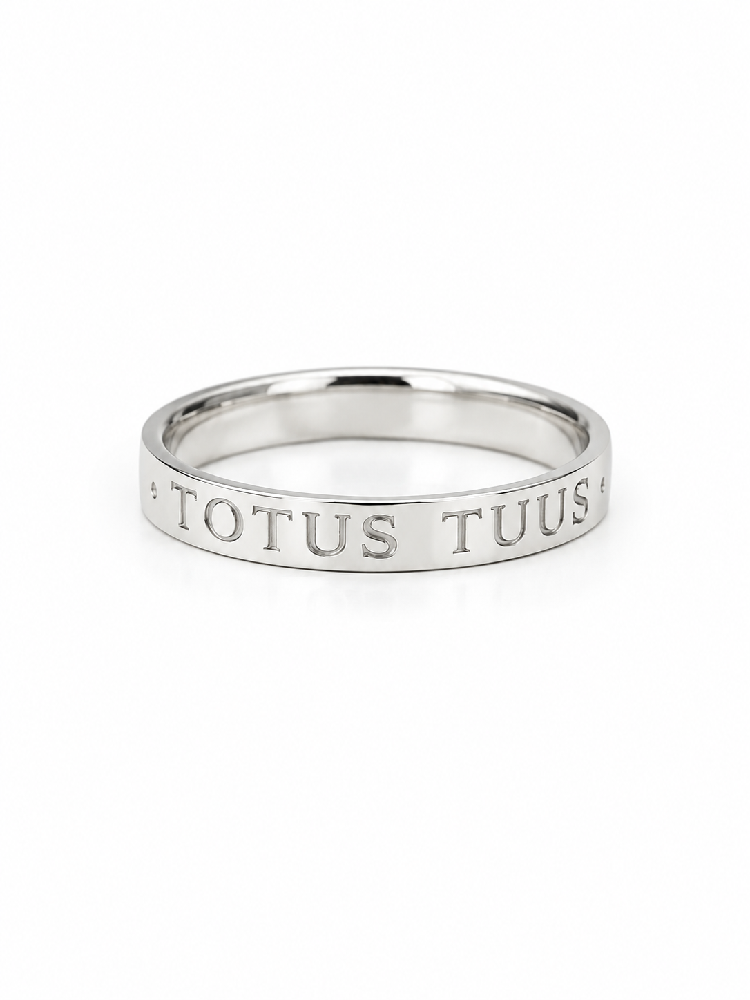 Anel Totus Tuus Prata 925