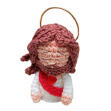 Sacred Heart of Jesus - 7cm - Crochet