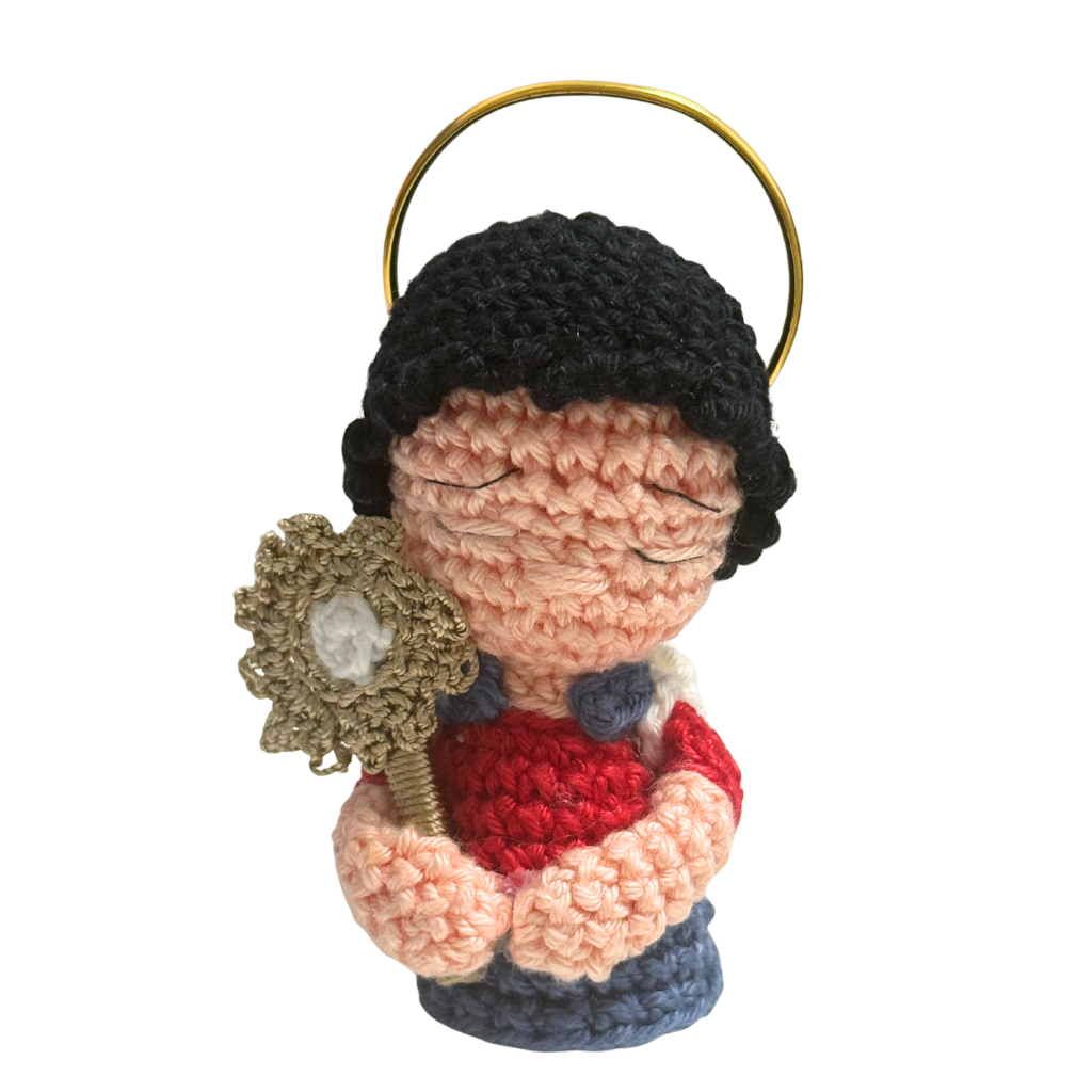 São Carlo Acutis - 7cm - Crochê