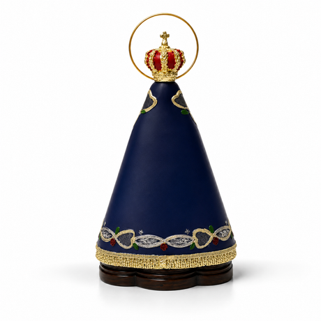 A Padroeira do Brasil 20cm Resina (C/ Auréola)