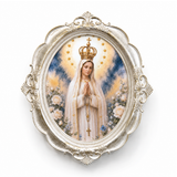 Quadro Devocional Nossa Senhora de Fátima 30X25cm