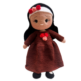 Bonequinha Santa Teresinha em Crochê