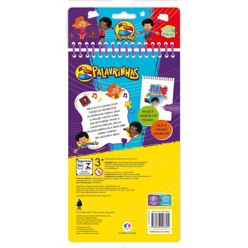 3 Palavrinhas - Deus é nosso amigo - Aquabook
