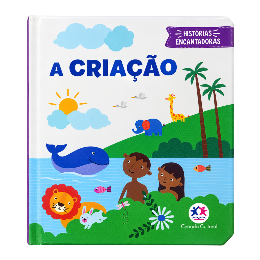 A Criação - Livro pequeno almofadado