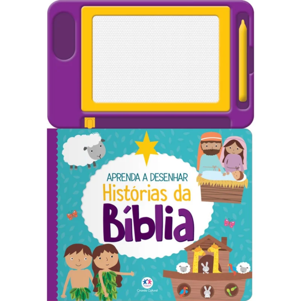 Livro Lousa magnética Histórias da Bíblia