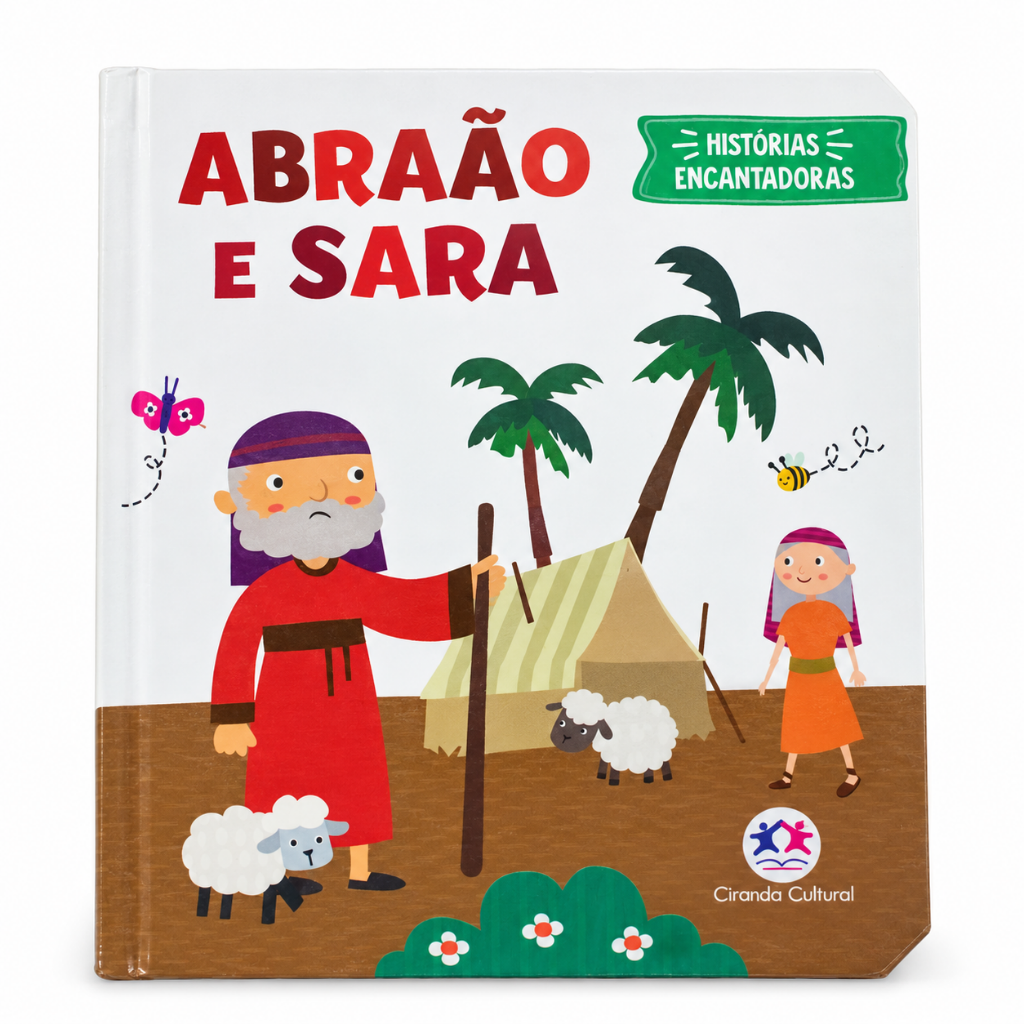 Abraão e Sara - Livro almofadado pequeno