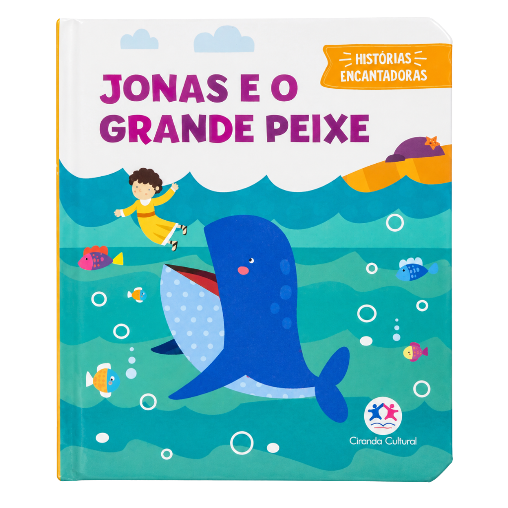 Jonas e o grande peixe - Livro almofadado pequeno