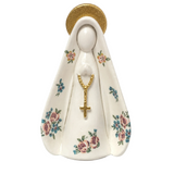 Imagem Nossa Senhora Aparecida Floral - 9 cm
