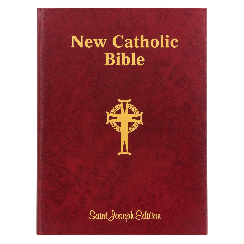 New Catholic Bible | Saint Joseph Edition | Burgundy Cover
