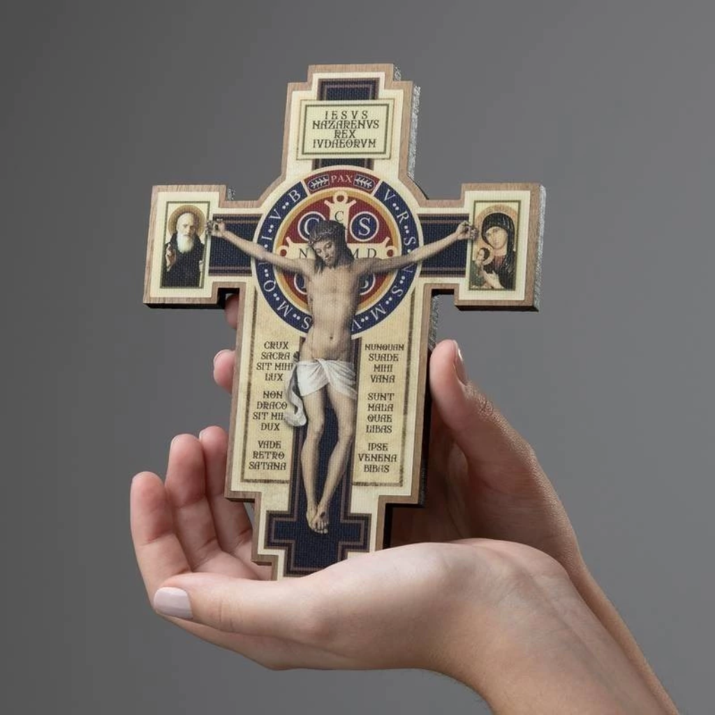 Cruz  São Bento / Perpétuo Socorro 19cm