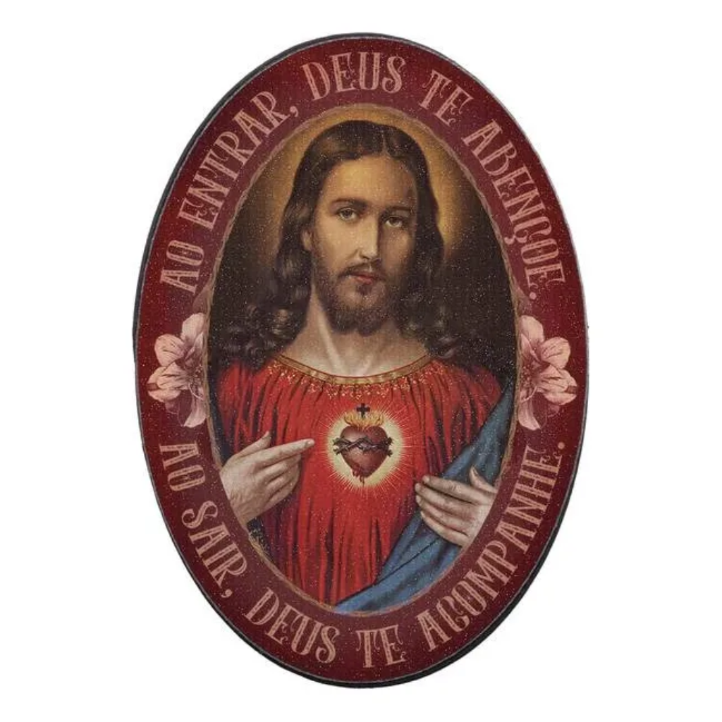 Sacred Heart of Jesus Magnet, Resin Coated