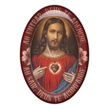 Adesivo Sagrado Coração De Jesus Resinado