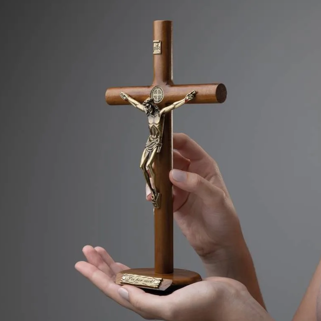 Crucifixo Mesa/Parede 26cm