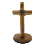 Crucifixo Mesa 12cm Madeira