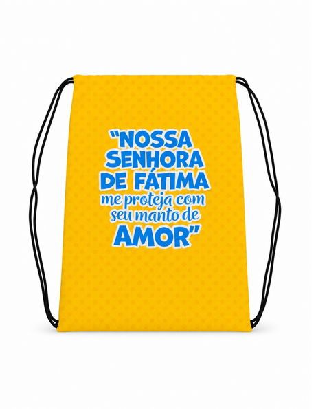 Sacochila Infantil Nossa Senhora de Fatima