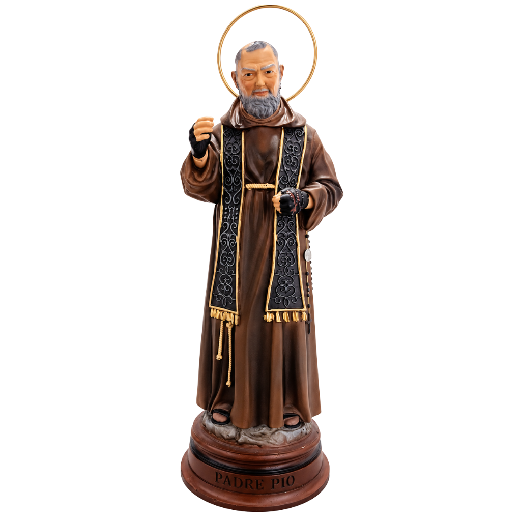 Imagem de São Padre Pio de Pietrelcina - 25 cm